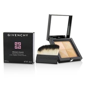 OJAM Online Shopping - Givenchy Prisme Visage Silky Face Powder Quartet - # 5 Soie Abricot 11g/0.38oz Make Up