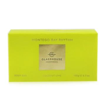 OJAM Online Shopping - Glasshouse Body Bar - Montego Bay Rhythm (Coconut & Lime) 180g/6.3oz Ladies Fragrance