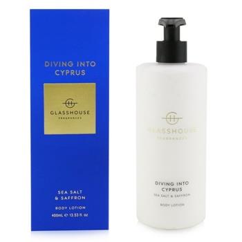 OJAM Online Shopping - Glasshouse Body Lotion - Diving Into Cyprus (Sea Salt & Saffron) 400ml/13.53oz Ladies Fragrance