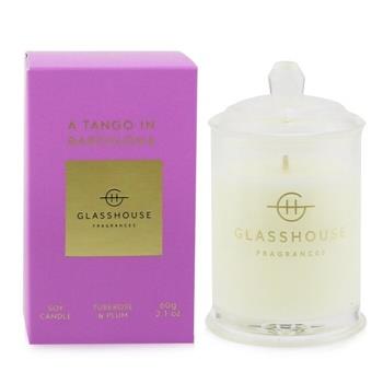 OJAM Online Shopping - Glasshouse Triple Scented Soy Candle - A Tango In Barcelona (Tuberose & Plum) 60g/2.1oz Home Scent