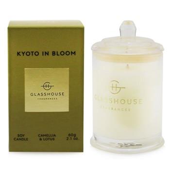 OJAM Online Shopping - Glasshouse Triple Scented Soy Candle - Kyoto In Bloom (Camellia & Lotus) 60g/2.1oz Home Scent