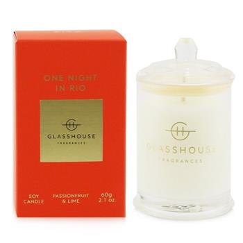 OJAM Online Shopping - Glasshouse Triple Scented Soy Candle - One Night In Rio (Passionfruit & Lime) 60g/2.1oz Home Scent