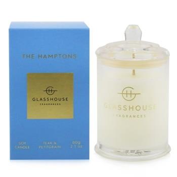 OJAM Online Shopping - Glasshouse Triple Scented Soy Candle - The Hamptons (Teak & Petitgrain) 60g/2.1oz Home Scent