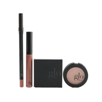 OJAM Online Shopping - Glo Skin Beauty Desk to Datenight (Mini Shadow Quad + Blush + Lip Pencil + Lip Gloss) - # Bon Voyage 4pcs Make Up