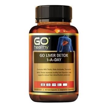OJAM Online Shopping - Go Healthy [Authorized Sales Agent] GO Healthy GO Liver Detox 1-A-Day - 60 VegeCapsules 60pcs/box Supplements