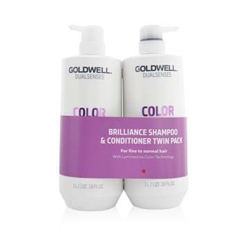 OJAM Online Shopping - Goldwell Dual Senses Color Brilliance Shampoo & Conditioner Twin Pack (For Fine to Normal Hair) 2pcs Hair Care