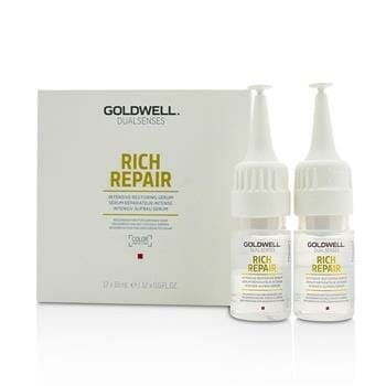 OJAM Online Shopping - Goldwell Dual Senses Rich Repair Intensive Restoring Serum (Regeneration For Damaged Hair) 12x18ml/0.6oz Hair Care