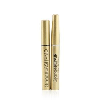 OJAM Online Shopping - Grande Cosmetics (GrandeLash) Lash Fix It Kit (1x GrandeLASH MD 2ml +1x GrandeREPAIR 3ml) 2pcs Make Up