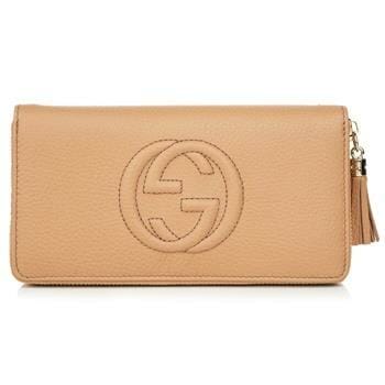 OJAM Online Shopping - Gucci GG Long Zippy Wallet 598187 - Light camel Light camel Luxury