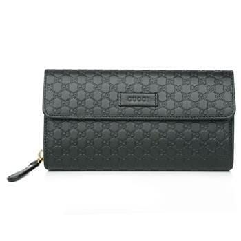 OJAM Online Shopping - Gucci Gucci Bifold Long Wallet 449364 Black Luxury