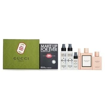 OJAM Online Shopping - Gucci Gucci Bloom Eau De Parfum Coffret 3pcs + Make Up For Ever Mist & Fix Travel Set 3pcs 3pcs+3pcs Ladies Fragrance