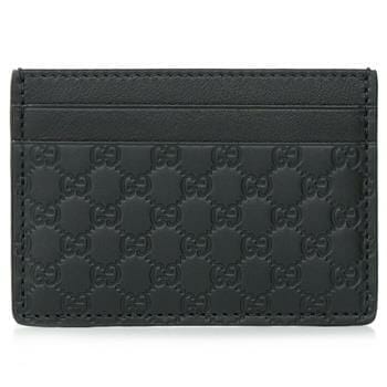 OJAM Online Shopping - Gucci Gucci Microguccissim a Card Holder 262837 - Black Black Luxury