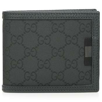 OJAM Online Shopping - Gucci Signature Bifold Wallet 260987 Black Black Luxury