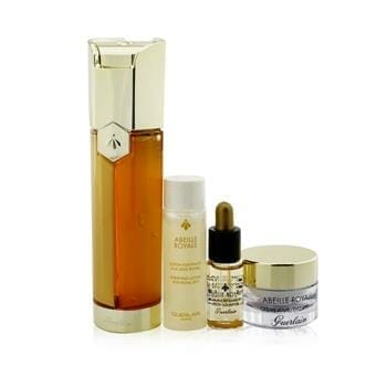 OJAM Online Shopping - Guerlain Abeille Royale Age-Defying Programme: Serum 50ml + Fortifying Lotion 15ml + Youth Watery Oil 5ml + Day Cream 7ml + bag 4pcs+1bag Skincare