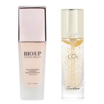 OJAM Online Shopping - Guerlain L'Or Radiance Concentrate with Pure Gold Makeup + BIO UP Rose Collagen Intensive Serum Foundation SPF50 30ml 2pcs Make Up