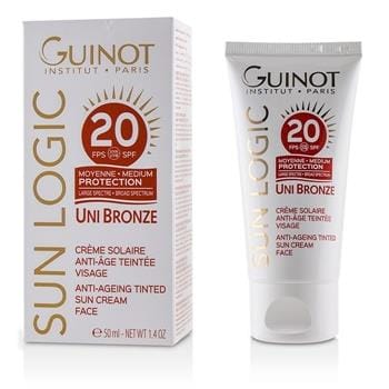 OJAM Online Shopping - Guinot Sun Logic Uni Bronze Anti-Ageing Tinted Sun Cream For Face SPF 20 50ml/1.4oz Skincare