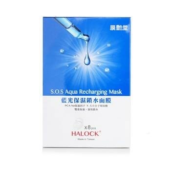 OJAM Online Shopping - HALOCK S.O.S Aqua Recharging Mask 8pcs Skincare