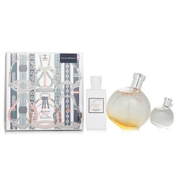 OJAM Online Shopping - Hermes Eau Des Merveilles Coffret 3pcs Ladies Fragrance