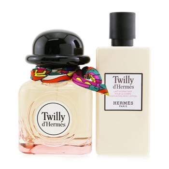 OJAM Online Shopping - Hermes Twilly D'Hermes Coffret: Eau De Parfum Spray 85ml/2.87oz + Moisturizing Body Lotion 80ml/2.7oz 2pcs Ladies Fragrance