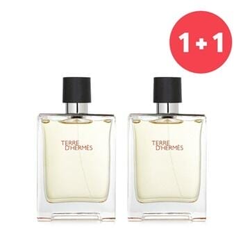 OJAM Online Shopping - Hermes 【1+1 Set】Terre D'Hermes Eau De Toilette Spray 100ml/3.4oz x2 Men's Fragrance