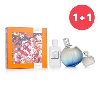 OJAM Online Shopping - Hermes 【1+1 Set】L'Ombre Des Merveilles Coffret: Eau De Parfum Spray 50ml + Miniature EDP 7.5ml + Body Lotion 40ml 3pcs Ladies Fragrance