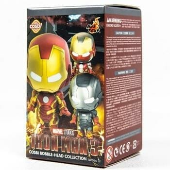 OJAM Online Shopping - Hot Toys Iron Man 3 - Iron Man Cosbi Bobble-Head Collection (Series 3) (Individual Blind Boxes) 6 x 6 x 10cm Toys