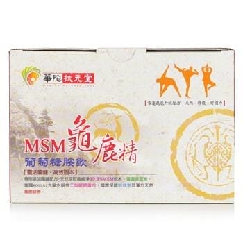 OJAM Online Shopping - Hua To Fu Yuan Tang MSM Glucosamine Drink with Turtle and Deer Essence 6x60ml Supplements