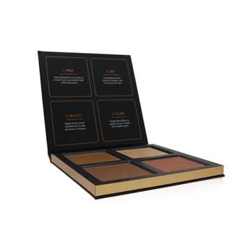 OJAM Online Shopping - Huda Beauty 3D Highlighter Palette (4x Highlighter) - # Bronze Sands 30g/1.05oz Make Up
