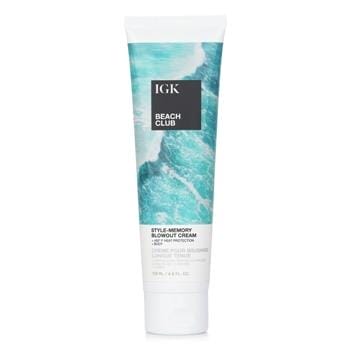 OJAM Online Shopping - IGK Beach Club Style-Memory Blowout Cream 133ml/4.5oz Hair Care