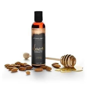 OJAM Online Shopping - Intimate earth Almond Massage Oil - Honey Almond 120ml / 4oz Sexual Wellness