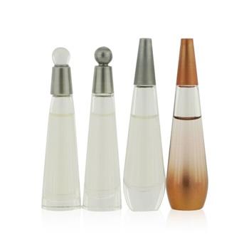 OJAM Online Shopping - Issey Miyake L'Eau d'Issey Mini Coffret: Eau De Toilette 3.5ml +Eau De Parfum 3.5ml +Pure Eau De Parfum 3.5ml +Pure Nectar De Parfum 3.5ml 4pcs Ladies Fragrance