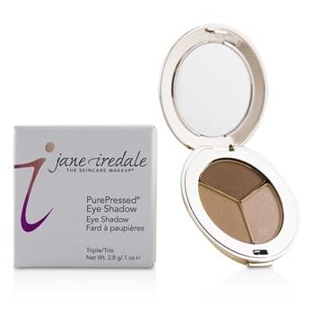 OJAM Online Shopping - Jane Iredale PurePressed Triple Eye Shadow - Triple Cognac 2.8g/0.1oz Make Up