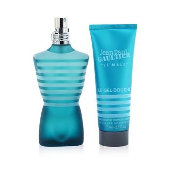 OJAM Online Shopping - Jean Paul Gaultier Le Male Coffret: Eau De Toilette Spray 75ml/7.5oz + All Over Shower Gel 75ml/2.5oz 2pcs Men's Fragrance