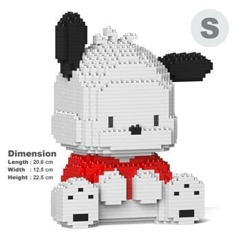 OJAM Online Shopping - Jekca Pochacco 01S Building Bricks Set 21x13x23cm Toys