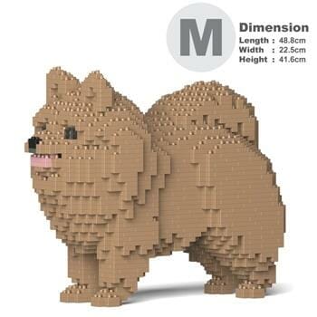 OJAM Online Shopping - Jekca Pomeranian 02S-M04 Building Bricks Set 49x23x42cm Toys