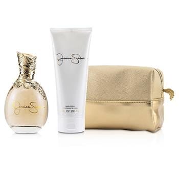 OJAM Online Shopping - Jessica Simpson Signature Coffret: Eau De Parfum Spray 100ml/3.4oz + Body Lotion 200ml/6.7oz + Cosmetic Bag 2pcs+Bag Ladies Fragrance