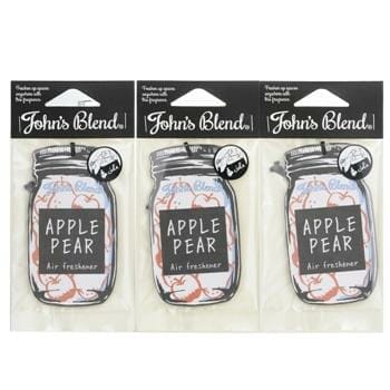 OJAM Online Shopping - John's Blend Air Freshener - Apple Pear 3pcs Home Scent