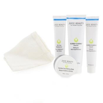 OJAM Online Shopping - Juice Beauty Blemish Clearing Solutions Kit 4pcs+1washcloth Skincare