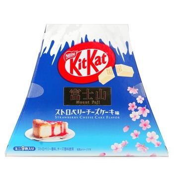 OJAM Online Shopping - KITKAT KIKAT Strawberry Cheese Cake Fujisan 9pcs/1 box Luxury