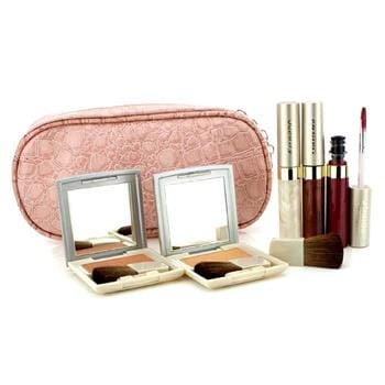 OJAM Online Shopping - Kanebo Cheek & Lip Makeup Set With Pink Cosmetic Bag (2xCheek Color