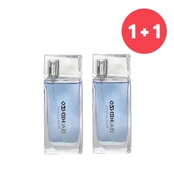 OJAM Online Shopping - Kenzo 【1+1 Set】L'EAU Pour Homme Eau De Toilette Spray 50ml/1.7oz Men's Fragrance