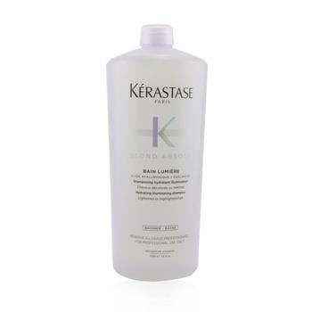 OJAM Online Shopping - Kerastase Blond Absolu Bain Lumiere Hydrating Illuminating Shampoo (Lightened or Highlighted Hair) 1000ml/34oz Hair Care