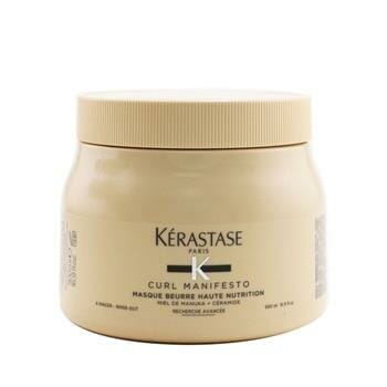 OJAM Online Shopping - Kerastase Curl Manifesto Masque Beurre Haute Nutrition Extra-Rich Nourishing Hair Mask Treatment (For Very Curly & Coily Hair) 500ml/16.9oz Hair Care