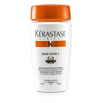 OJAM Online Shopping - Kerastase Nutritive Bain Satin 1 Exceptional Nutrition Shampoo (For Normal to Slightly Dry Hair) 250ml/8.5oz Hair Care