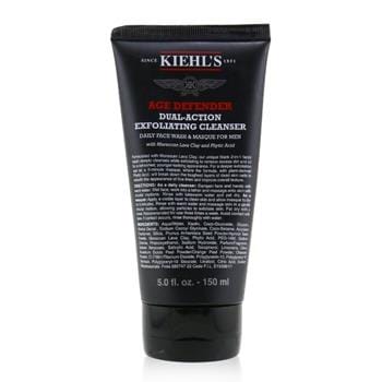 OJAM Online Shopping - Kiehl's Age Defender Dual-Action Exfoliating Cleanser (Daily Face Wash & Masque For Men) 150ml/5oz Men's Skincare