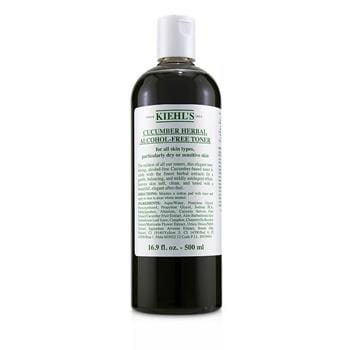 OJAM Online Shopping - Kiehl's Cucumber Herbal Alcohol-Free Toner - For Dry or Sensitive Skin Types 500ml/16.9oz Skincare