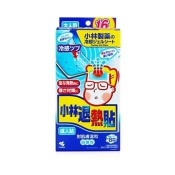 OJAM Online Shopping - Kobayashi Netsusama Cooling Gel Sheet For Adult 16pcs Health