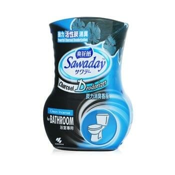 OJAM Online Shopping - Kobayashi Sawaday Charcoal Deodorizer for Bathroom - Clean Incense 350ml Home Scent