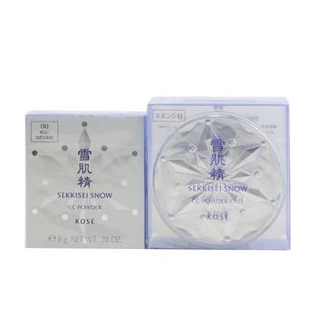 OJAM Online Shopping - Kose Sekkisei Snow CC Powder SPF14 (Case + Refill) - # 00 Light (Natural Tone) 8g/0.28oz Make Up