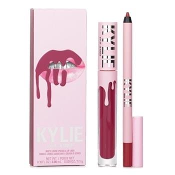 OJAM Online Shopping - Kylie By Kylie Jenner Matte Lip Kit: Matte Liquid Lipstick 3ml + Lip Liner 1.1g - # 103 Better Not Pout 2pcs Make Up